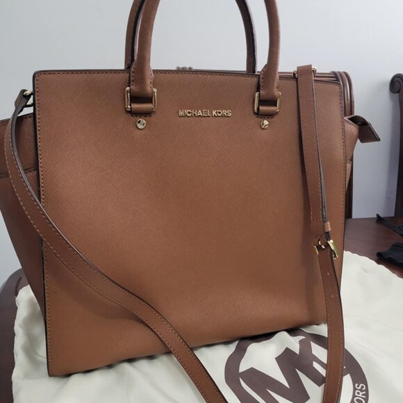 Michael Kors Brown Satchel Bag - Picture 1 of 8